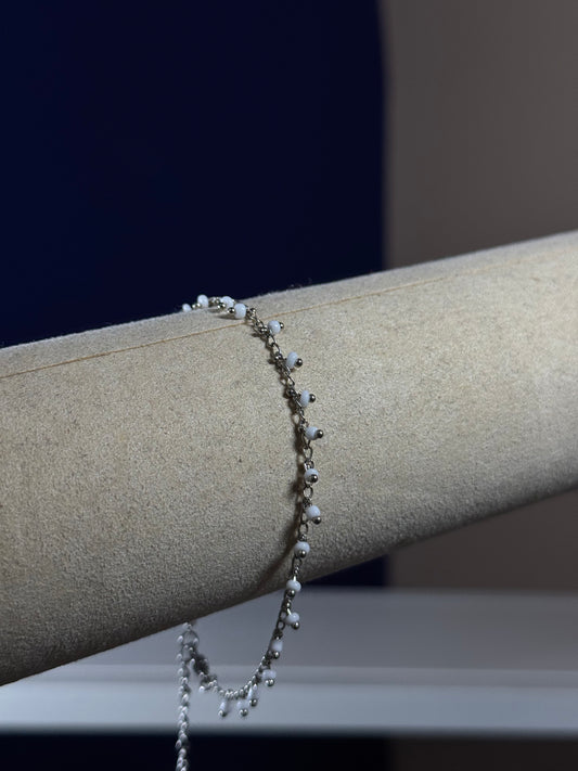 Bracciale Cavaliere con Micro Perline Colorate