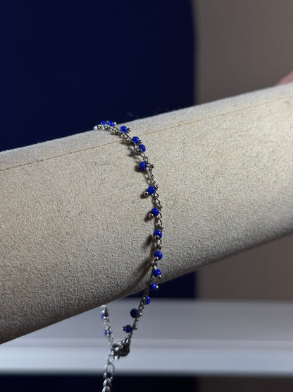 Bracciale Cavaliere con Micro Perline Colorate