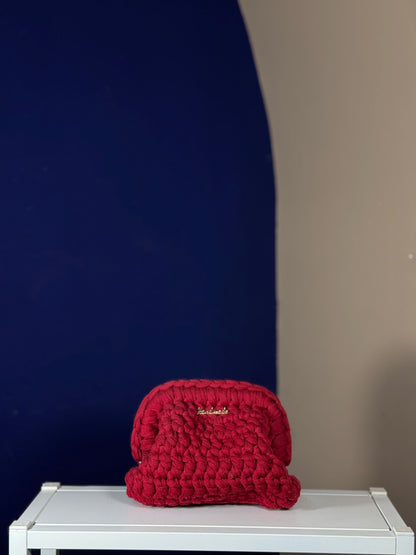 Borsa Clutch realizzata a mano (uncinex)